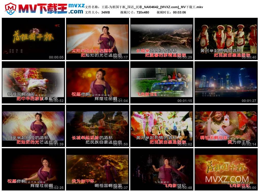 王霞-为祖国干杯_国语_民歌_NAI04642